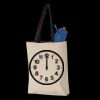 11L Canvas Tote with Contrast-Color Handles Thumbnail
