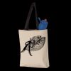 11L Canvas Tote with Contrast-Color Handles Thumbnail
