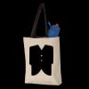 11L Canvas Tote with Contrast-Color Handles Thumbnail