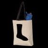 11L Canvas Tote with Contrast-Color Handles Thumbnail