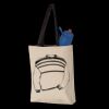 11L Canvas Tote with Contrast-Color Handles Thumbnail