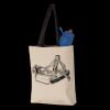 11L Canvas Tote with Contrast-Color Handles Thumbnail