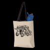 11L Canvas Tote with Contrast-Color Handles Thumbnail