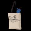 11L Canvas Tote with Contrast-Color Handles Thumbnail
