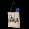 11L Canvas Tote with Contrast-Color Handles Thumbnail