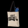 11L Canvas Tote with Contrast-Color Handles Thumbnail