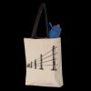 11L Canvas Tote with Contrast-Color Handles Thumbnail