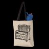 11L Canvas Tote with Contrast-Color Handles Thumbnail