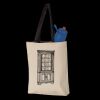 11L Canvas Tote with Contrast-Color Handles Thumbnail
