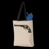 11L Canvas Tote with Contrast-Color Handles Thumbnail