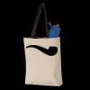 11L Canvas Tote with Contrast-Color Handles Thumbnail