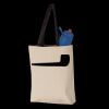 11L Canvas Tote with Contrast-Color Handles Thumbnail