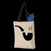 11L Canvas Tote with Contrast-Color Handles Thumbnail
