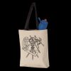 11L Canvas Tote with Contrast-Color Handles Thumbnail