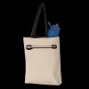 11L Canvas Tote with Contrast-Color Handles Thumbnail