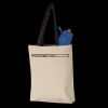 11L Canvas Tote with Contrast-Color Handles Thumbnail