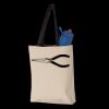 11L Canvas Tote with Contrast-Color Handles Thumbnail