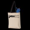 11L Canvas Tote with Contrast-Color Handles Thumbnail