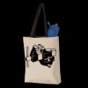 11L Canvas Tote with Contrast-Color Handles Thumbnail