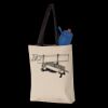 11L Canvas Tote with Contrast-Color Handles Thumbnail