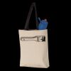 11L Canvas Tote with Contrast-Color Handles Thumbnail