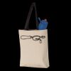 11L Canvas Tote with Contrast-Color Handles Thumbnail