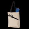 11L Canvas Tote with Contrast-Color Handles Thumbnail