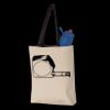 11L Canvas Tote with Contrast-Color Handles Thumbnail