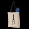 11L Canvas Tote with Contrast-Color Handles Thumbnail