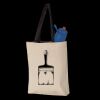 11L Canvas Tote with Contrast-Color Handles Thumbnail