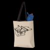 11L Canvas Tote with Contrast-Color Handles Thumbnail