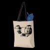 11L Canvas Tote with Contrast-Color Handles Thumbnail