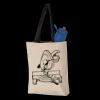 11L Canvas Tote with Contrast-Color Handles Thumbnail