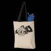 11L Canvas Tote with Contrast-Color Handles Thumbnail