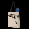 11L Canvas Tote with Contrast-Color Handles Thumbnail
