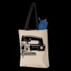 11L Canvas Tote with Contrast-Color Handles Thumbnail
