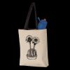 11L Canvas Tote with Contrast-Color Handles Thumbnail