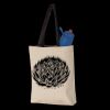 11L Canvas Tote with Contrast-Color Handles Thumbnail