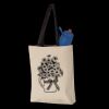 11L Canvas Tote with Contrast-Color Handles Thumbnail