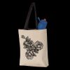 11L Canvas Tote with Contrast-Color Handles Thumbnail