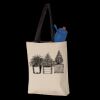 11L Canvas Tote with Contrast-Color Handles Thumbnail