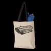 11L Canvas Tote with Contrast-Color Handles Thumbnail