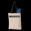 11L Canvas Tote with Contrast-Color Handles Thumbnail