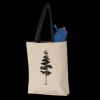 11L Canvas Tote with Contrast-Color Handles Thumbnail