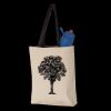 11L Canvas Tote with Contrast-Color Handles Thumbnail