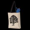 11L Canvas Tote with Contrast-Color Handles Thumbnail