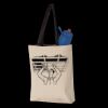 11L Canvas Tote with Contrast-Color Handles Thumbnail