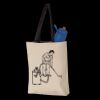 11L Canvas Tote with Contrast-Color Handles Thumbnail