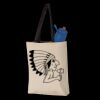 11L Canvas Tote with Contrast-Color Handles Thumbnail