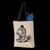 11L Canvas Tote with Contrast-Color Handles Thumbnail